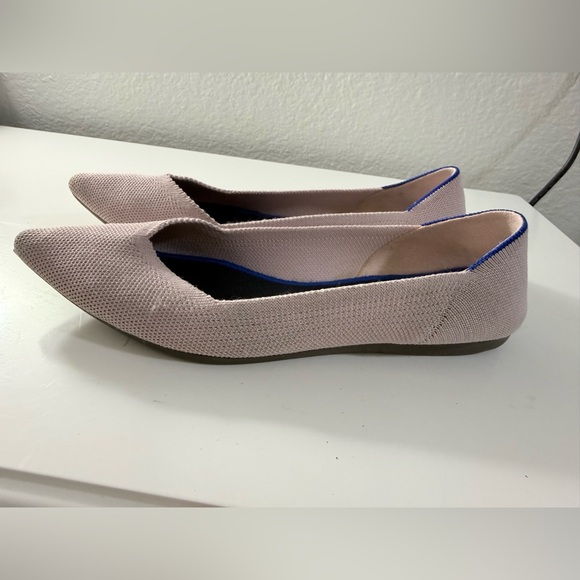 Rothy's Soft Pink and Blue Women's Flats - Picture 5 of 10